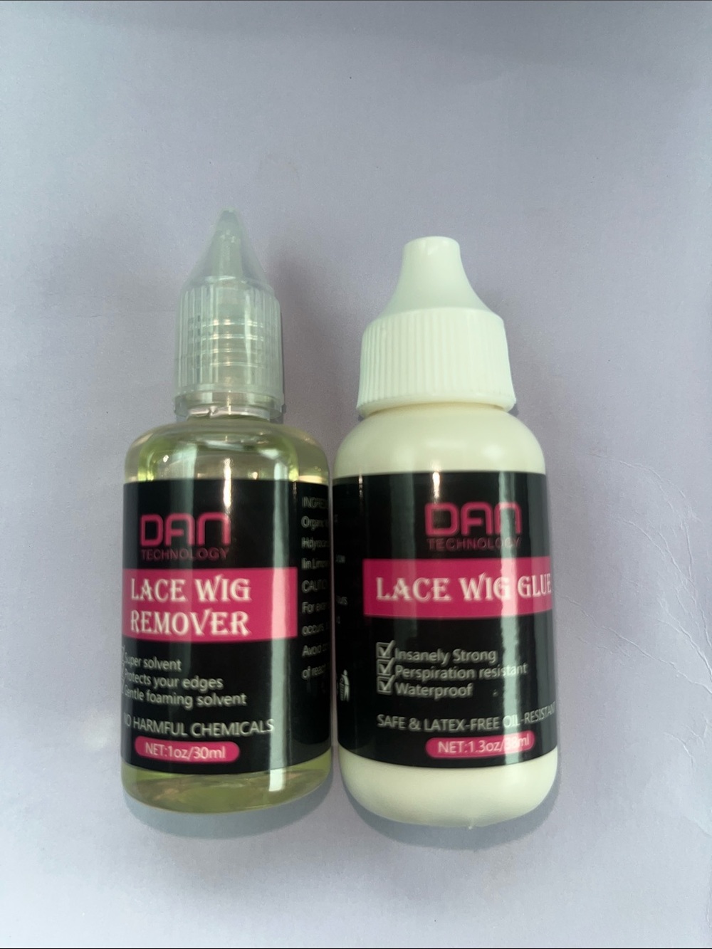 Lace Wig Glue & Remover Duo - White and Clear